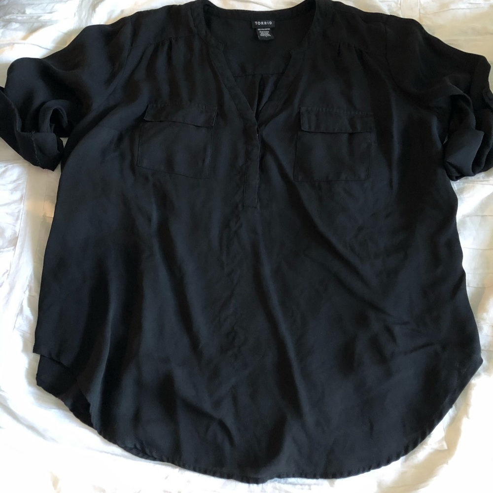 Black blouse from Torrid
